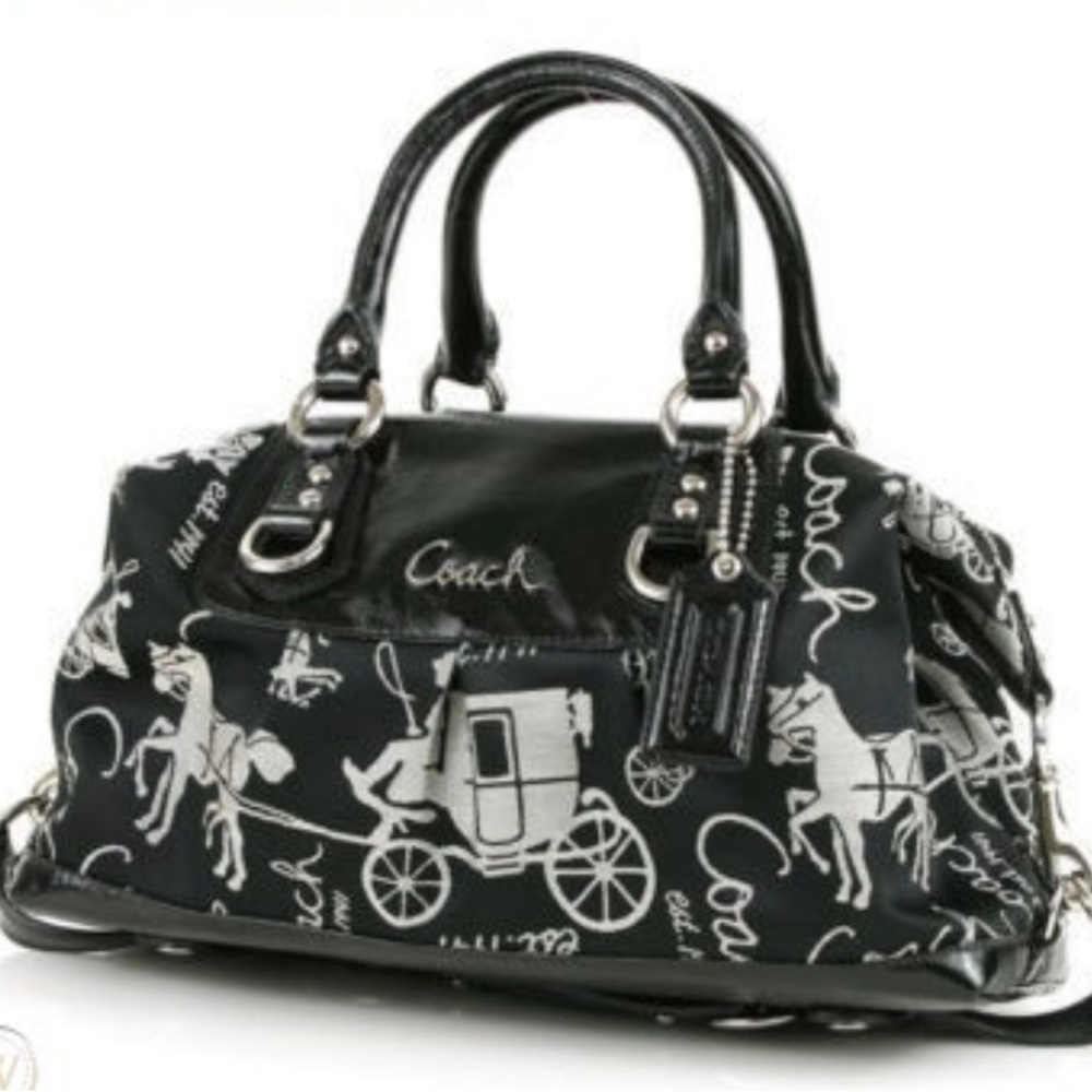 Coach Ashley Horse & Carriage Purse